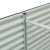 vidaXL Garden Raised Bed Gray Galvanized Steel Large Durable