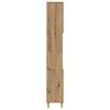vidaXL Bathroom Cabinet Artisan oak Engineered wood Tall