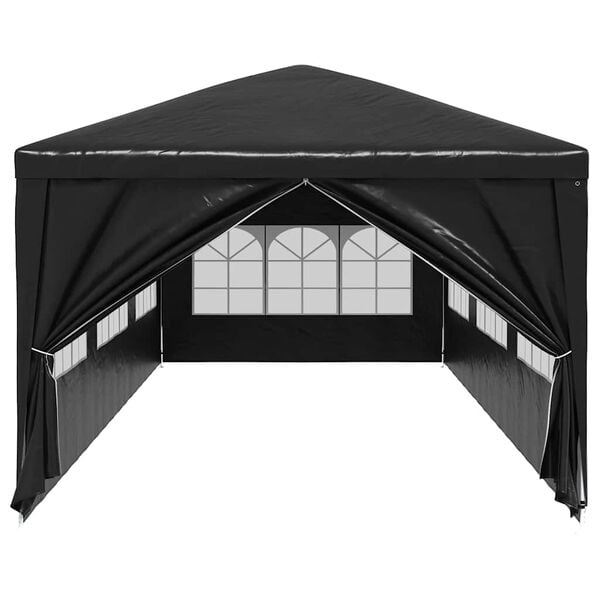 vidaXL Party Tent Anthracite Polyethylene, Steel Large