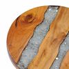vidaXL Coffee Table Multicolor Solid teak wood, Solid mango wood, Polyresin