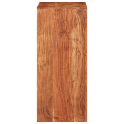 vidaXL Sideboard 21.7"x13"x29.5" Solid Wood Acacia
