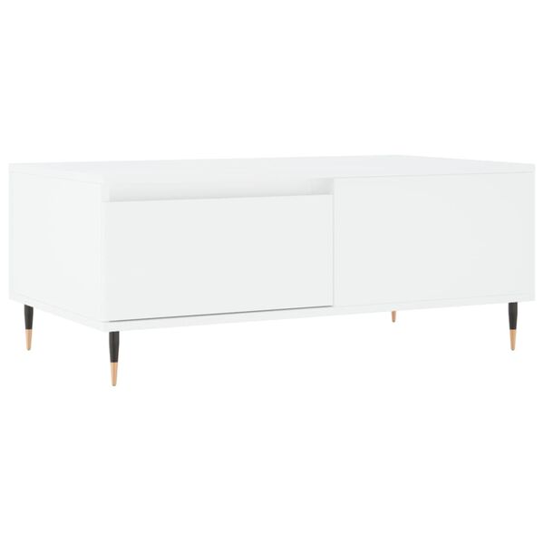 vidaXL Coffee Table White Engineered wood Medium Coffee Table
