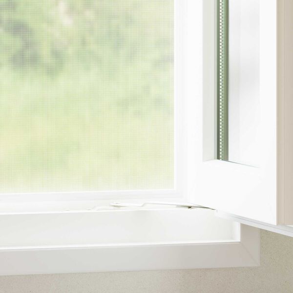 vidaXL Insect Mesh Screen White 39.37 x 787.40 in Fibreglass