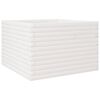 vidaXL Garden Planter White Solid Pinewood Medium Durable
