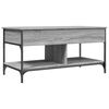 vidaXL Coffee Table Gray Sonoma Engineered wood 39.4x19.7x19.7 in
