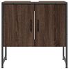 vidaXL Bathroom Sink Cabinet Brown Oak Engineered Wood Standard