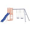 vidaXL Outdoor Playset Blue Solid Douglas Fir wood, Polypropylene Large