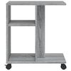 vidaXL Side Table Grey Sonoma Engineered wood 19.7x11.8x21.7 in