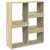 vidaXL Room Divider Sonoma Oak Engineered Wood Medium Room Divider