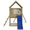 vidaXL Outdoor Playset Blue, Pine