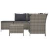 vidaXL Garden Lounge Set Grey