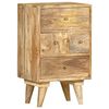 vidaXL Bedside Cabinet Brown Solid Mango Wood Medium Bedside Cabinet