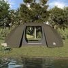 vidaXL Fishing Tent with Roof Brown 514 x 465 x 187 cm Polyester