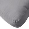 vidaXL Pallet Cushion Set of 3 Grey 100% polyester Large
