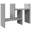 vidaXL Desk Organiser Grey Sonoma 13.6x6.1x14.0" Engineered wood