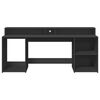 vidaXL Desk Black Engineered wood Large Computer Desk Rectangular