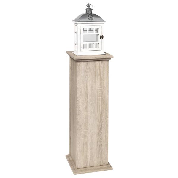 FMD End Table Oak tree Melamine-covered chipboard Compact Accent Table