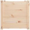 vidaXL Garden Planter Natural Wood Solid Pinewood 19.7 in Durable