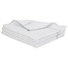 vidaXL Cleaning Cloths 50 pcs White with Green Stripes 19.7x23.6"