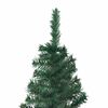 vidaXL Artificial Christmas Tree Green PVC, Steel 5.9 ft tall