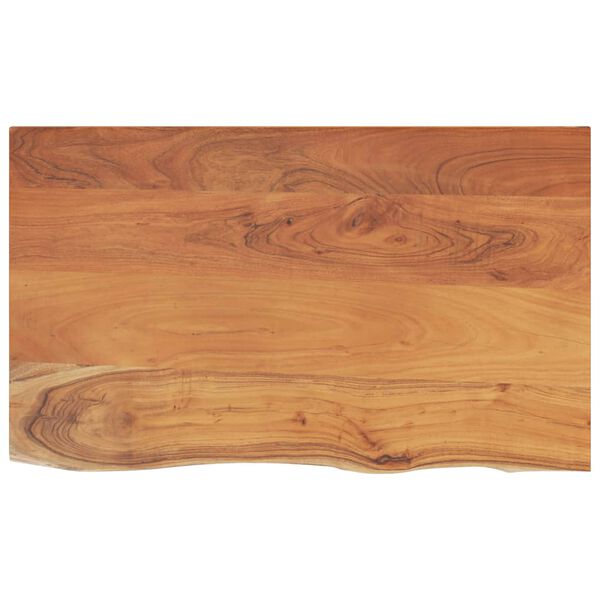 vidaXL Bathroom Countertop Natural Wood Solid Acacia Wood 35.4x23.6x1.5 in
