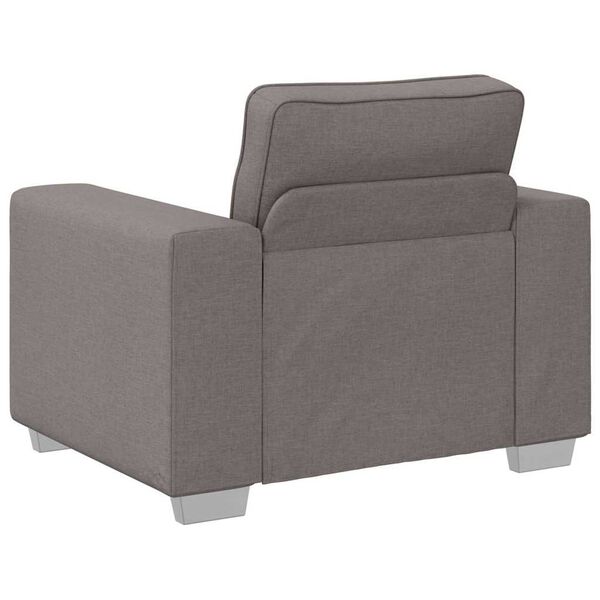 vidaXL Sofa Taupe 39.37 x 30.31 x 32.28 in Fabric