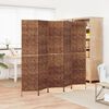 vidaXL Room Divider 5-Panel Brown 80.7x70.9" Water Hyacinth