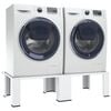vidaXL Double Washing and Drying Machine Pedestal White