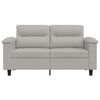 vidaXL 2-seater Sofa Light Grey