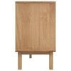 vidaXL Sideboard Brown and Grey Solid pine wood, engineered wood
