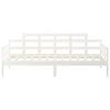 vidaXL Day Bed White Solid pine wood, plywood Single