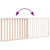 vidaXL Dog Gate Set of 2 Poplar Wood 63 in Foldable Dog Gate