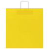 vidaXL Paper Bags 250 pcs with Handles Yellow 45x17x48 cm