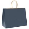 vidaXL Paper Bags 50 pcs with Handles Blue 32x17x25 cm
