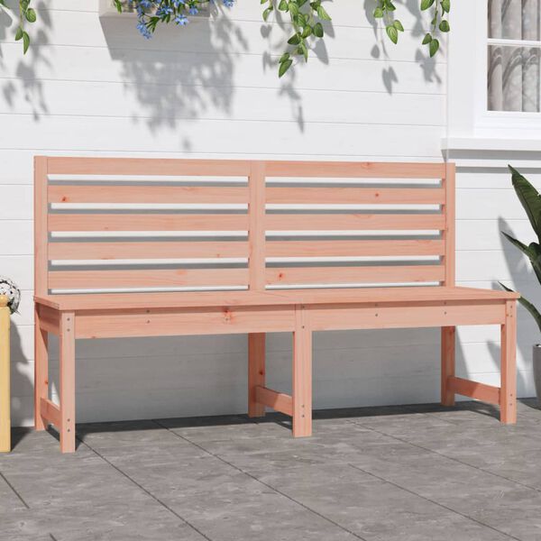 vidaXL Garden Bench Natural wood Solid Douglas Fir wood Large Durable