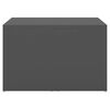 vidaXL Nesting Coffee Table Set Gray Engineered Wood Adjustable