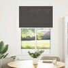 vidaXL Pleated Blind Black 100% Polyester 33.5 x 39.4 in