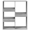 vidaXL Book Cabinet Grey Sonoma Engineered wood Medium Book Cabinet
