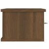 vidaXL Wall Cabinet Brown Oak Engineered Wood 23.6x10.2x7.3 in