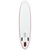 vidaXL Stand Up Paddle Board Set SUP Surfboard Inflatable Red and White