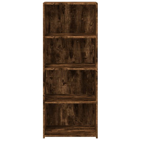 vidaXL Highboard Smoked oak Engineered wood Highboard Rectangular