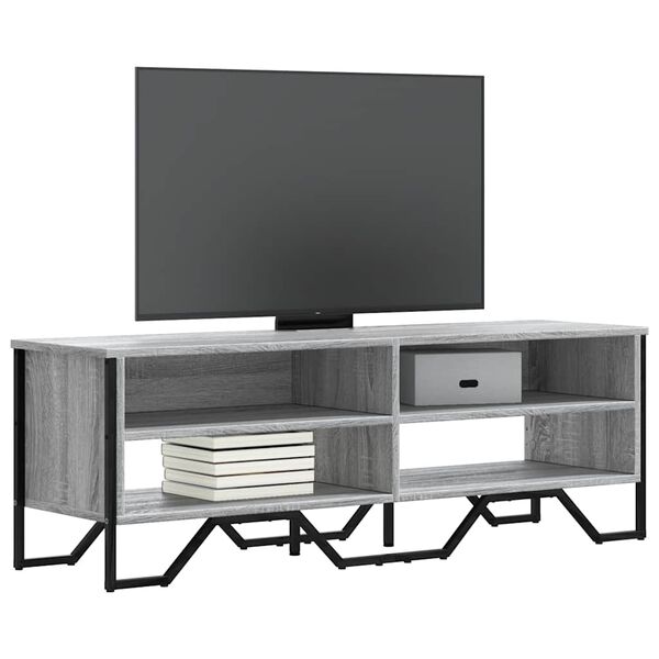 vidaXL TV Cabinet Gray Sonoma Engineered Wood Medium Modern TV Cabinet