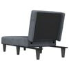 vidaXL Chaise Lounge Dark grey Velvet, plywood One size