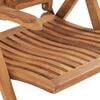 vidaXL Garden Dining Set Warm Teak Fine sanded teak hardwood 7 Piece Set