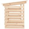 vidaXL Firewood Rack 42.5x28.7x31.1" Solid Wood Pine