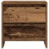 vidaXL Bedside Cabinet 2 pcs Old Wood 17.72 x 13.39 x 17.52 in