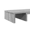 vidaXL Monitor Stand Adjustable Grey Sonoma 23.6x9.4x4.1" Engineered Wood