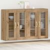 vidaXL Wall Cabinets 2 pcs Artisan Oak 27.36 x 13.39 x 35.43 in