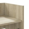 vidaXL Wall Shelf Sonoma oak Engineered wood 27.8 in x 13.8 in x 12.0 in