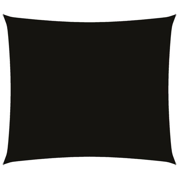 vidaXL Sunshade Sail Oxford Fabric Rectangular 6.6x8.2' Black